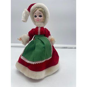 Vintage Bradley Big Eyes Doll Mrs. Claus w COA